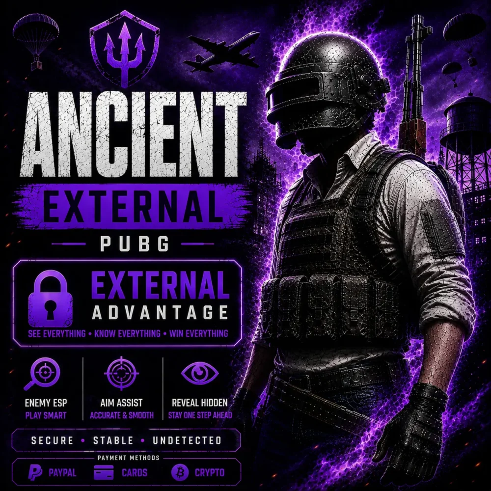 ANCIENT EXTERNAL | PUBG | POWERUPSOFTWARES
