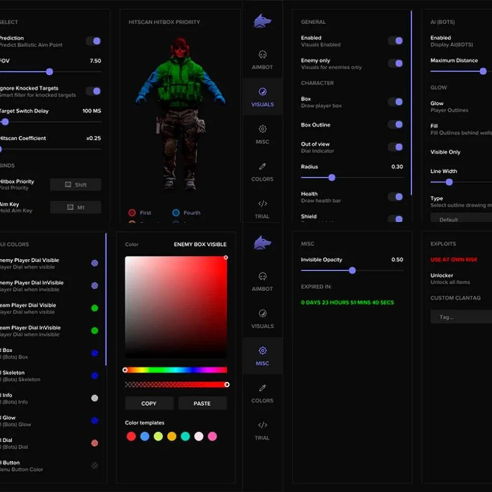 Alternative view of FECURITY - COD