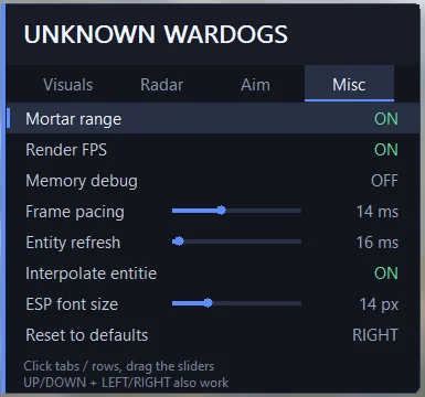 UN EXTERNAL | WARDOGS - ESP , RADAR , AIM - Image 5