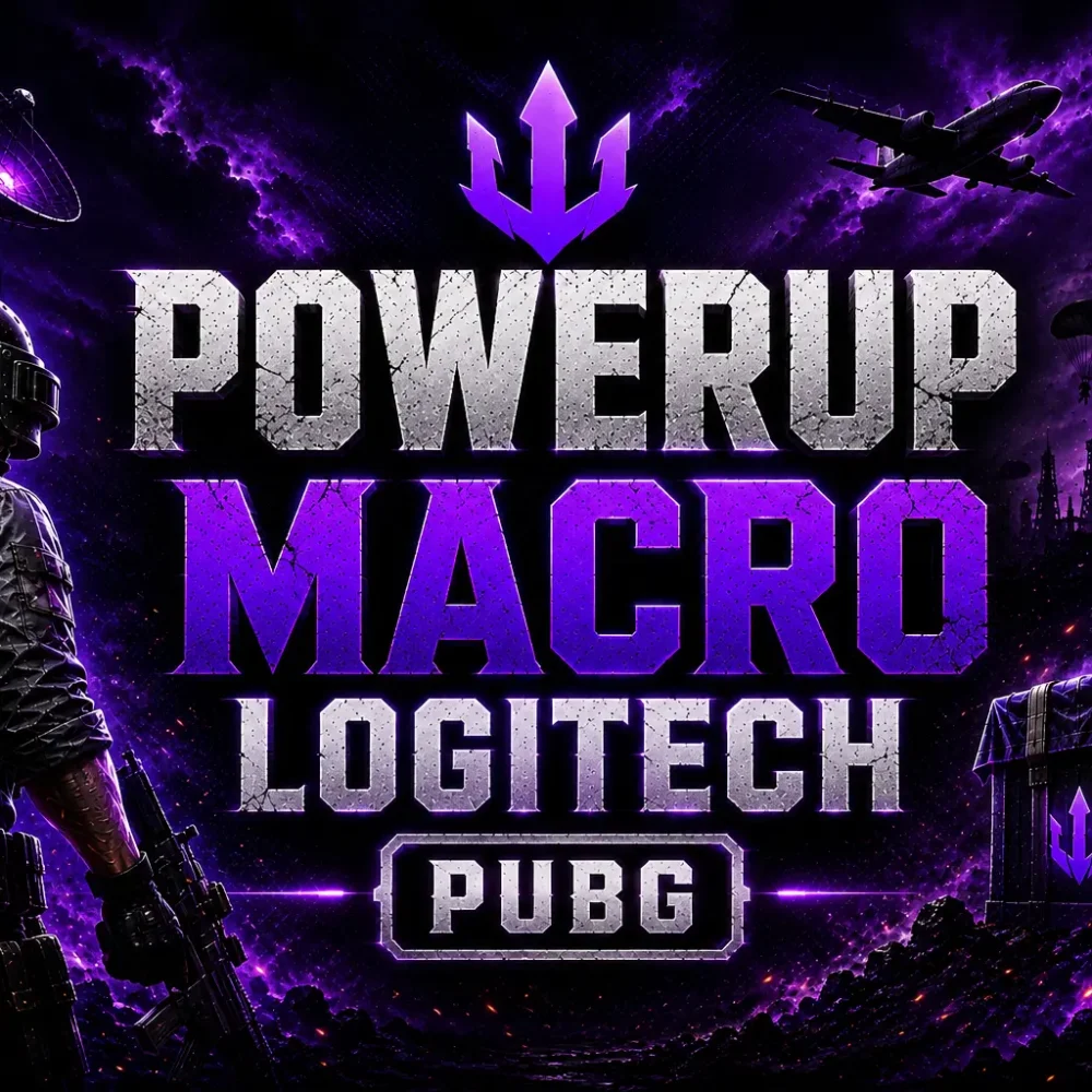 POWERUP MACRO PUBG | LOGITECH MOUSE ONLY | POWERUPSOFTWARES