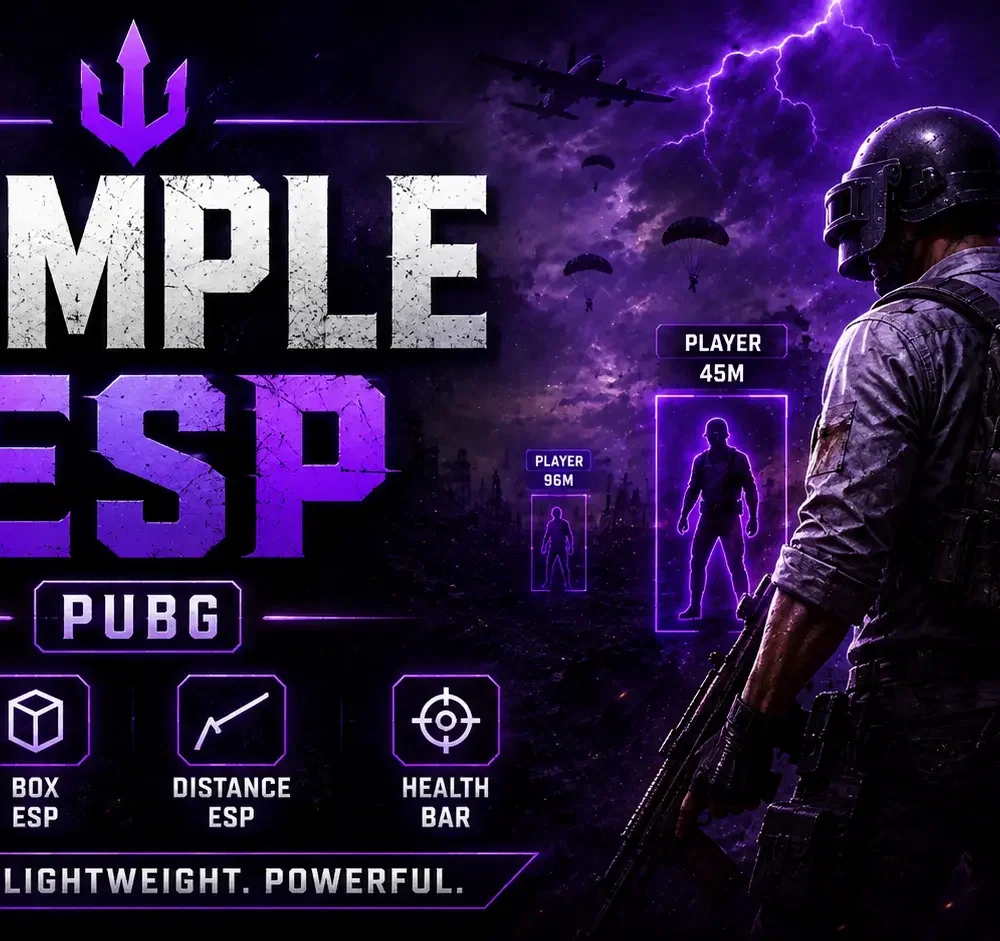 SIMPLE ESP ONLY PUBG | ESP, RADAR, AIM