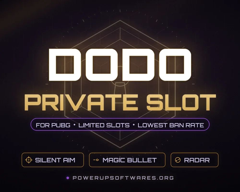 DODO Private Slot PUBG cheat – silent aim, magic bullet and radar