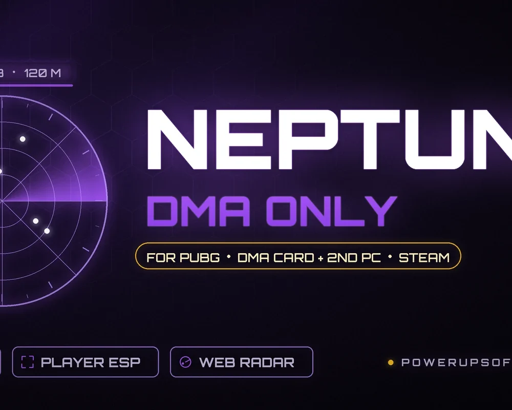 Neptune PUBG DMA cheat – aimbot, player ESP and web radar for DMA users